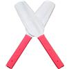 DOMELA Raschietto for intonaco, Set di cazzuole, Raschietto for mastice-Raschietto for pittore Coltelli for mastice for riparazione del muro a secco Lama in acciaio legato Manico in gomma rossa (dimensioni :