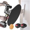 DOZPAL Levigatrice elettrica portatile da parete, per intonaco, mortaio, cemento, cazzuola da 38,1 cm, disco di macinazione allargato con 6 velocità regolabili, 2 batterie