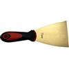 OTBEHUWJ Raschietto for pareti Spatola for stucco in rame, Lama flessibile for cartongesso, stucco, decalcomanie, carta da parati, cottura al forno, stuccatura, toppe e verniciatura, 100 mm (Size : 75mm)