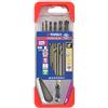 TIVOLY - Set di punte HARD CUT 6 pezzi (Ø2-3-4-5-6-8mm) - Elevate prestazioni Speciali Industrie - Perforazione dei metalli più Duri