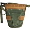 XuQiZZpp Grembiule da giardino da donna, cintura regolabile con tasche, in tela cerata, resistente, cintura da lavoro per giardinaggio