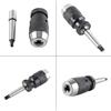 Generic Mandrino Autoserrante per Tornio Senza Chiavetta per Albero Conico MT2‑JT3 con capacità di 1-16 Mm, Struttura in Acciaio 45#, Ampiamente Applicabile per Trapani e Fresatrici