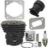 DORFEY Kit cilindro e pistone Nikasil da 44 mm adatto for H-u-s-q-v-a-r-n=a 340 345 346 346XP 350 351 353, cuscinetto, guarnizione del collettore di aspirazione, parti del motore della motosega