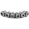 Vikye Set di pinze di serraggio 6 pezzi ER32, 10 - 20 mm, acciaio per molla, 65 mm, per macchina per incisione CNC e fresatura e macchina per incisione con utensili