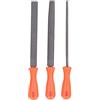 Hyuduo Strumenti di Registrazione Manuale Indossare Set di File di Raspe in Legno Resistente, 3 Pc Round Piatto a metà Round per Progetti di Elaborazione del Legno di Precisione