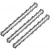 BUYTUS 4 pollici 6 Mini catene for motoseghe in acciaio Catene for elettriche for accessori di ricambio for mini(4inch 3pc)