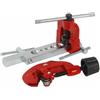Generic Kit di strumenti per svasare tubi - Tagliatubi e alesatore per rame, alluminio e metalli morbidi - Espansore bocchino 3-28 mm