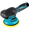 AUBEST Lucidatrice a umido, 6000 RPM Cordless Mini Lucidatrice 6 Ingranaggi Macchina di Lucidatura Auto 12V Auto Elettriche Polacco Macchine Velocità di Regolazione Strumento di Potere(2 Battery Set)