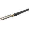 XUANSHIYA 1 pz HSS Sgorbia for sgrossatura Tornio Scalpello Utensili for tornitura del legno, 20/30/40 / 50mm Lavorazione del legno Mandrino for sgorbia Sgorbia con manico in legno trattato annerito (Color : 4