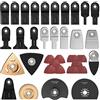 Keyohome 100Pcs utensile multifunzione lame per sega universale, Accessori oscillante multifunzionale, Lama per sega oscillanti per Bosch Dewalt Makita Couper angoli di legno Piastrelle chiodo (100 pezzi)
