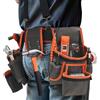 Generisch Cintura per attrezzi per artigiani | per attrezzi artigianale,Pantaloni da lavoro regolabili con bretelle e 19 tasche per impianti elettrici sanitari