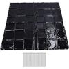 ZYLARUM Welding Curtain 5.7x5.7ft | 6 Level Sun Blocking Flame Retardant Screen for Workshop/Industrial Use | Sparks Splatter Protection with Cable Ties