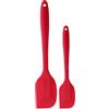 RASTKY Raschietto in Silicone per Strumento di Cottura della Torta, Spatola in Silicone per Barattolo di Calore Antiaderente, Spatole per Crema per Torte Che Raschiano la Glassa per la Crema di Pane