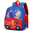 PROTAURI Zainetto Asilo Bambino con Cinturino Toracico, Zaino Bimba Asilo Riflettente 360° Impermeabile e Leggero, Zaino Asilo Nido Adatto per DIN A4 2-6 Anni, 10.6L, Azzurro