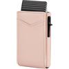 Astralong Portafoglio Donna Slim, Porta Carte di Credito con RFID Protezione Anticlonazion, Porta Tessere Magsafe, Smart Wallet for Women per 9-12 Carte, Rosa
