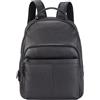 Infinity Leather Zaino in pelle - Borsa per Laptop in Vera Pelle di Vacchetta da 15,6" - Zaino da Viaggio Vintage a Tracolla per Uomo e Donna - Zaino Unisex da 21 Litri con Tasca Nascosta e Spallacci Regolabili