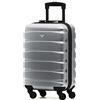 Flight Knight Valigie Rigide in ABS Leggere con 4 Ruote, Bagaglio a mano da cabina approvato per oltre 100 compagnie aeree come EasyJet, British Airways, Ryanair, e molte altre