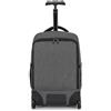VELATEMOR Zaino con Ruote Sottovuoto, Zaino da Viaggio Resistente All'acqua di Grande capacità e Silenzioso con Ruote, Blocco Password Antifurto per le Imprese (GREY)