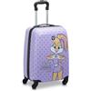 RONCATO Valigia Trolley Looney Tunes Lola Bunny LIlla - Bagaglio trolley per bambini dai 6 ai 10 anni - dimensione 50x36x20
