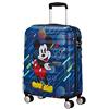 American Tourister Wavebreaker Disney - Spinner S, bagaglio per bambini, 55 cm, 36 L, multicolore (Mickey Future Pop)