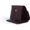 BEDETTI Pratico ed Elegante Portafoglio Unisex in Pelle con Portamonete (Marrone)