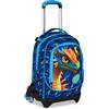 PRESTIGE & DELUXE Trolley Scuola Jack 3 Ruote staccabile Dragon Glide Drago, 3 in 1 per Scuola Elementare Bambina + 7 penne cancellabili e portachiave fischietto