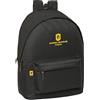 safta KINGS LEAGUE - Zaino per laptop da 15,6 e USB, ideale per giovani di diverse età, tessuto riciclato, comodo e versatile, qualità e resistenza, 31 x 18 x 44 cm, colore: nero, Nero, Estándar,