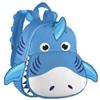 Tinta Unita Zainetto Plus Kids 2025/2026 - Neoprene 27×11.5×31 cm - Flap Bocca - Unicorno, Maialino, Squalo, Dinosauro (Squalo)