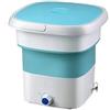 MUVLUX Lavatrice Pieghevole Lavatrice Portatile - Mini Lavatrice Pieghevole, lavatrici compatte for Piccoli Oggetti, Lavatrice Portatile 2 in 1 Mini Lavatrice Portatile (Grande capacità) (Color : C)