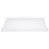 LUTH Premium Profi Parts Lastra in vetro superiore compatibile con Liebherr 9293037 535 x 330 mm con listelli per frigorifero frigorifero e congelatore
