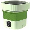 Generic Lavatrice portatile, di piccole dimensioni e grande capacità, può essere utilizzata per il lavaggio e la disidratazione, adatta per viaggi di lavoro, viaggi, ecc. (verde)