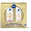 NIVEA Cellular LUMINOUS 630 Pack Antietà Antietà Trattamento Avanzato, Set Regalo con Siero Viso (1 x 30 ml) e Crema Giorno FP50 (1 x 40 ml) per una pelle uniforme e luminosa