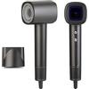Romon Asciugacapelli Ionico, Phon Capelli Professionale 1600W, Motore 105000 Giri/Min, 20 Milioni di Ioni, Asciugatura Rapida per Casa Viaggio Salon, Silenzioso, Nero