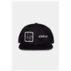 Pokémon Snapback Cap Pikachu Black (unisex), Nero