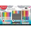 Maped m897418 - Disegni da colorare mal di Tempo, 33 pezzi, per adulti