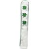 Oshhni Golf Alignment Rod Cover Case Holder Hold 2 Sticks Headcover Golf con Ricamo Trainer Training Aid, Bianco