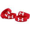Under Armour 1 Performance Wristband 4-Pack, Red (600)/White, One Size