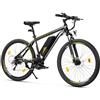 Touroll Bicicletta Elettrica, U1 26, Autonomia di 65km, mountain bike elettrica, Motore 45 NM, Batteria Rimovibile 13Ah