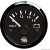 OSCULATI Voltmetro 8/16 V Nero/Nera