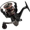 DAM Quick 4, Mulinello da pesca, mulinelli da spinning, pesca a tutto tondo, mulinello ad alta velocità per prestazioni fluide e potenti, Unisex, Nero, 4000