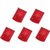 GEOLENI Bersaglio magnetico per pavimento Geoleni piastra con supporto, RED （Pack of 5)