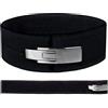 Just Fitee Cintura per Sollevamento Pesi Powerlifting, Fitness,Bodybuilding, Deadlifting Lever Belt Gym Training Cintura con Fibbia a Leva Colori Unici per Uomo e Donna S-XXL (Black, S)