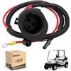 10L0L Golf Cart Caricatore DC Presa per Club Car Precedent 2004-up Carrelli Elettrici, Sostituisce OEM # 103375501