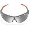 SIROKO - Occhiali Sportivi Fotocromatici K3s PhotoChromic Grey Grigio/Arancione acceso