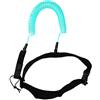 U/ D Surfboard - Corda a spirale SUP per guinzaglio da surf con cintura regolabile, 10 m, colore: Blu