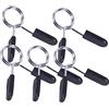 Didiseaon Collari Clip a Molla per Bilanciere 27 Mm, Morsetti a Molla in Acciaio, Set 5 Pezzi per Sollevamento Pesi Palestra e Powerlifting