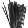 WQJZTX 12 raggi dritti da 14 G, 2,0 mm, in acciaio inox, per ruote di bici da strada, colore nero, 281 mm