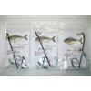 Piranha Fishing Line SURFCASTING 3 TERMINALI 1AMO con TRAVETTO Black 11CM per SARAGHI ORATE SPIGOLE