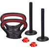 F Fityle Maniglia per Kettlebell, Impugnatura per Pesi Sollevamento Pesi Indoor Sport Bodybuilding Allenamento Domestico Competizione Fitness Impugnatura per