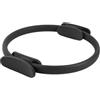 ICDKOYK Cerchio per yoga cinetico da donna, strumento di ginnastica durevole ed ecologico per allenamento pilates, accessori per pilates TPE, (Nero, 37.5 * 3.5 cm)